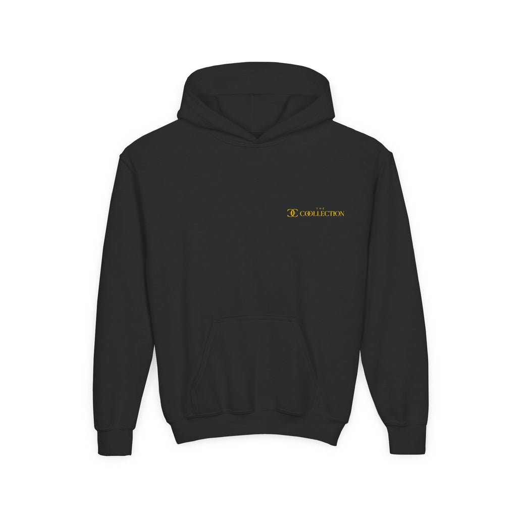 Youth Hoodie with Minimal 'O' Chest Logo – Cozy Everyday Kids Pullover