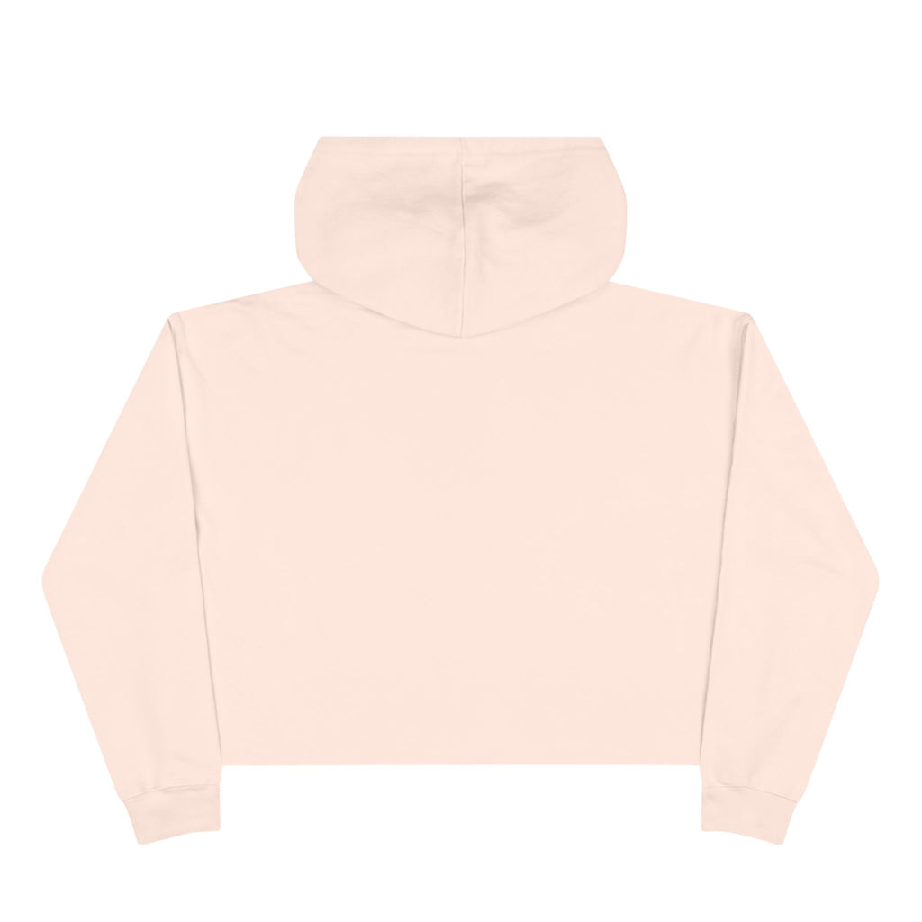 The Collection Cropped Hoodie — Minimal Gold Logo Crop Hoodie