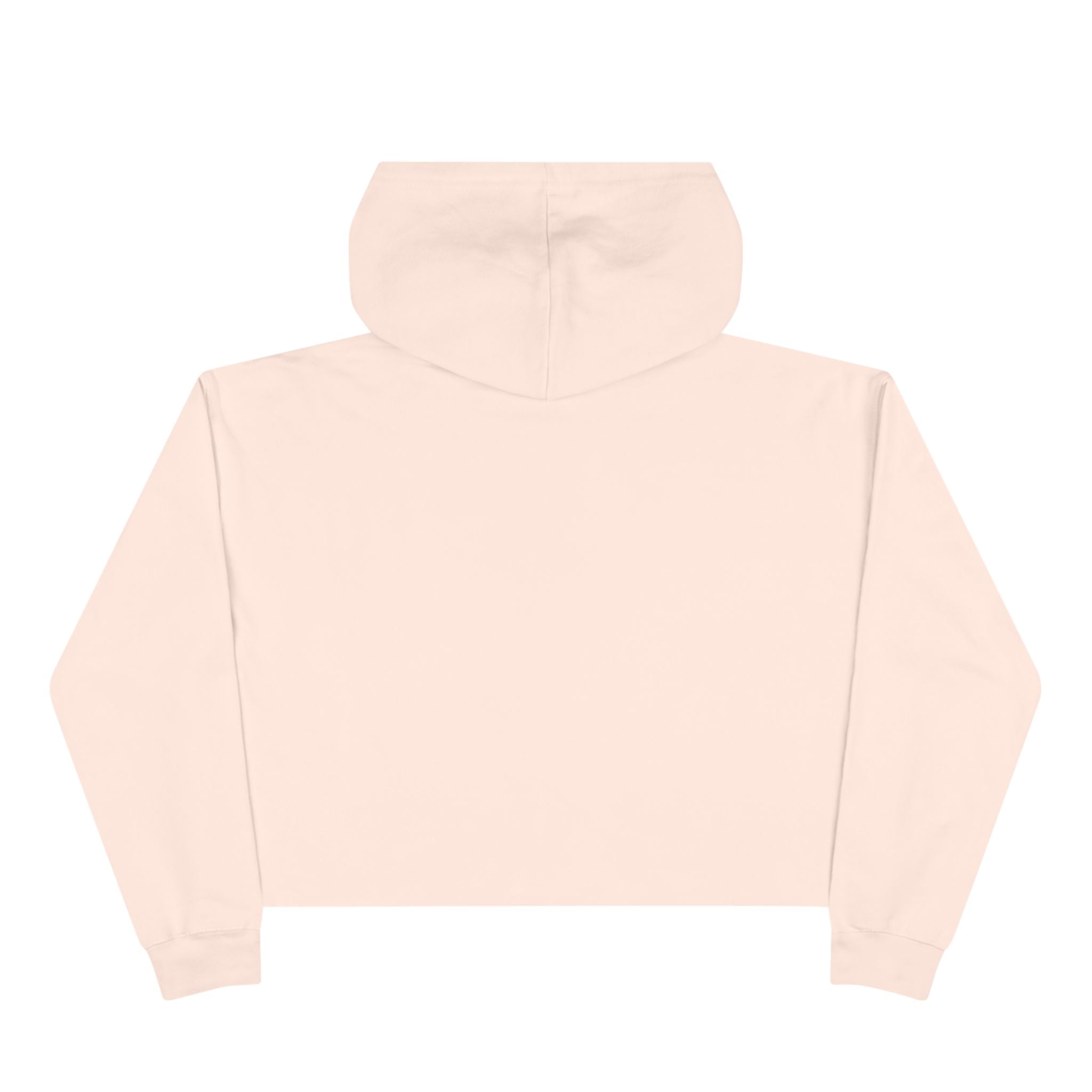 The Collection Cropped Hoodie — Minimal Gold Logo Crop Hoodie