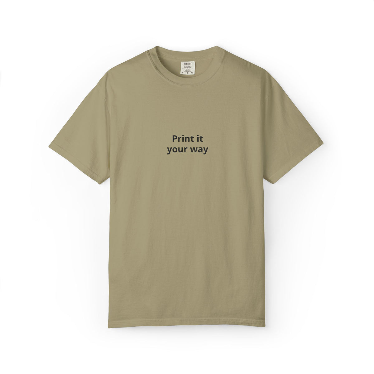 Print It Your T-Shirt — Minimalist Custom Text Tee