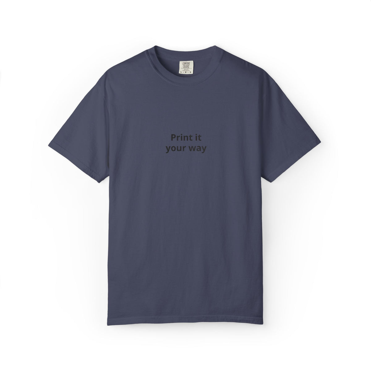 Print It Your T-Shirt — Minimalist Custom Text Tee