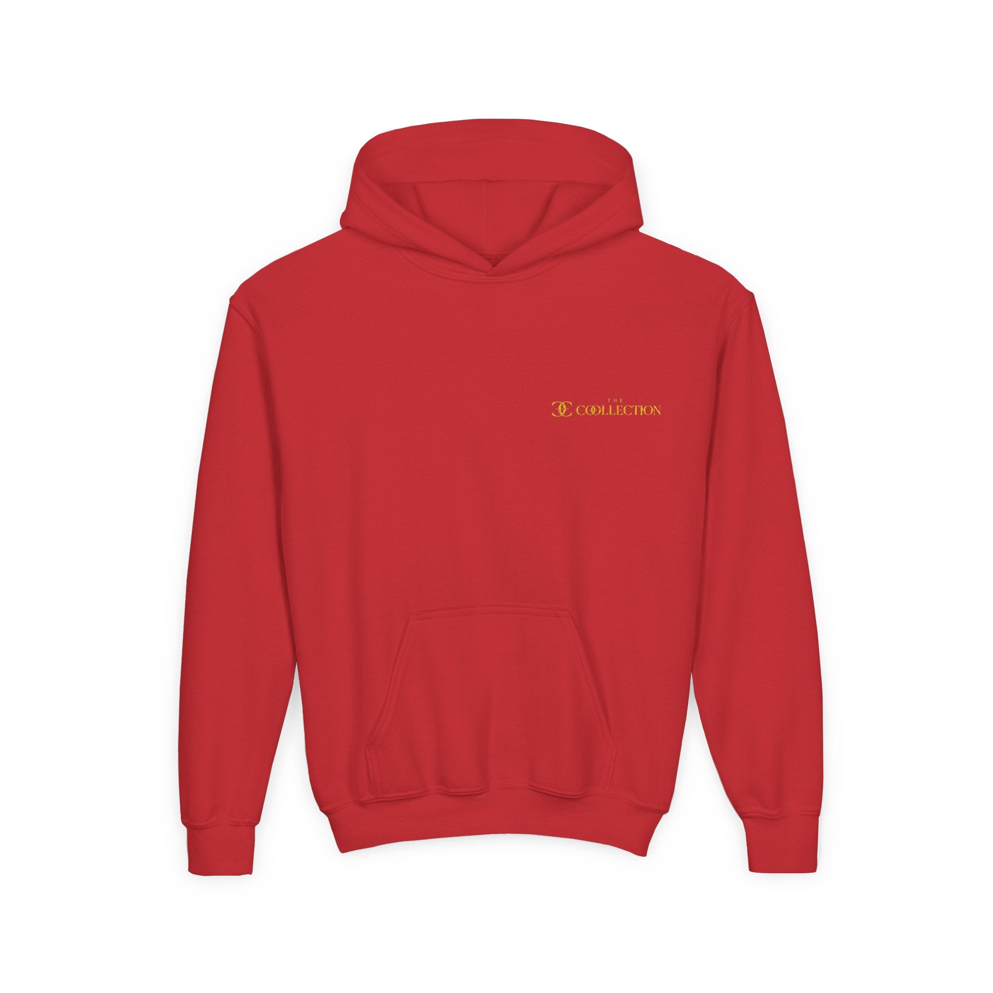 Youth Hoodie with Minimal 'O' Chest Logo – Cozy Everyday Kids Pullover