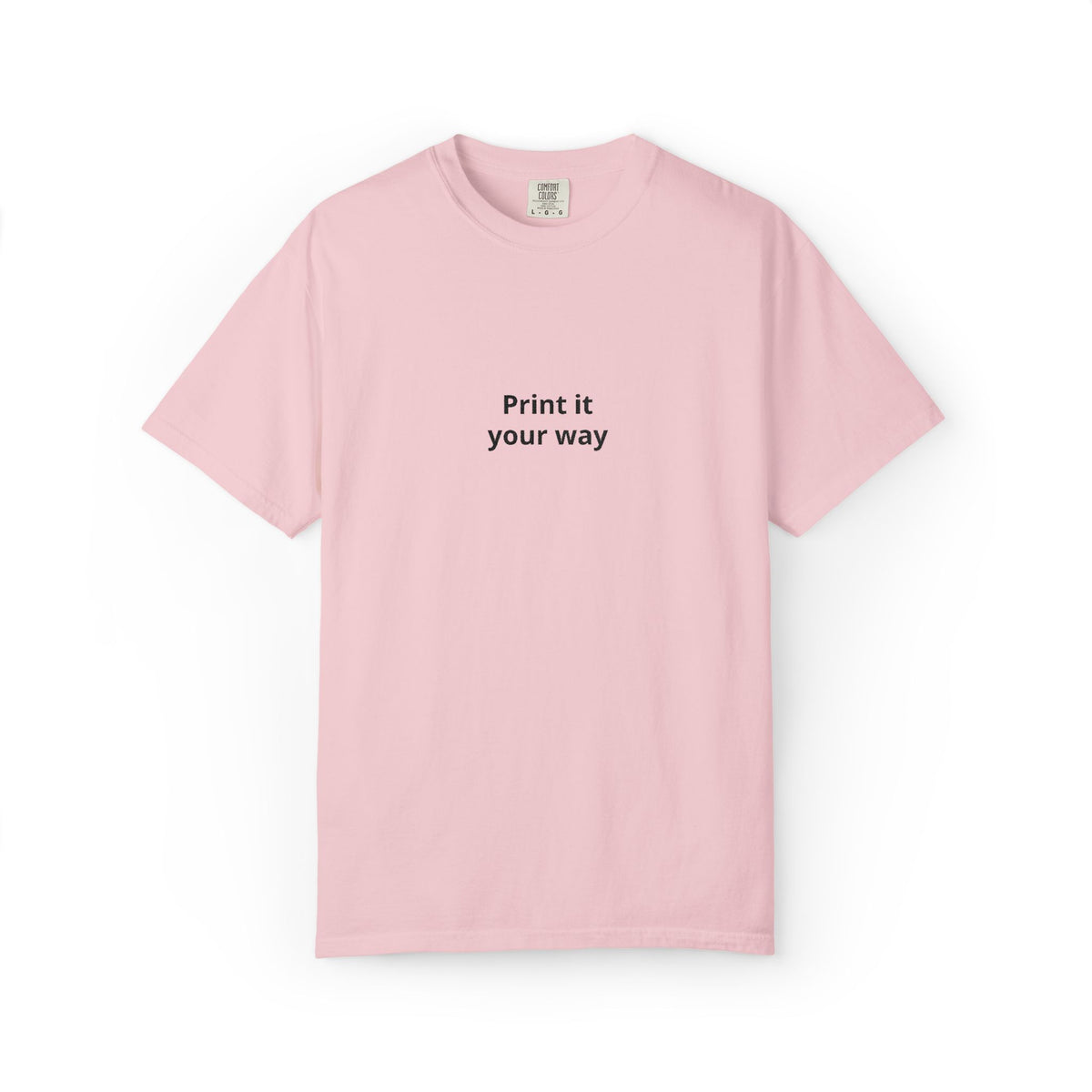 Print It Your T-Shirt — Minimalist Custom Text Tee