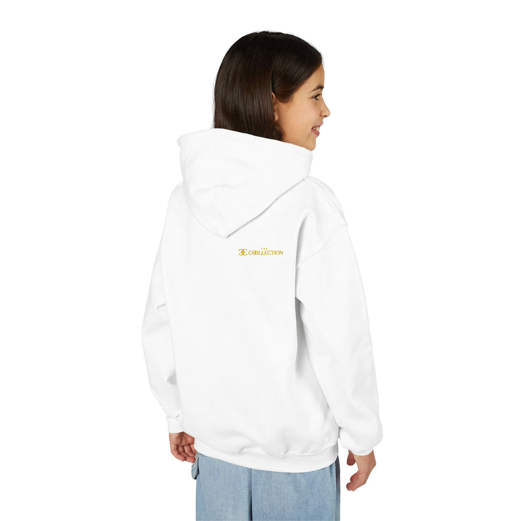 Youth Hoodie with Minimal 'O' Chest Logo – Cozy Everyday Kids Pullover