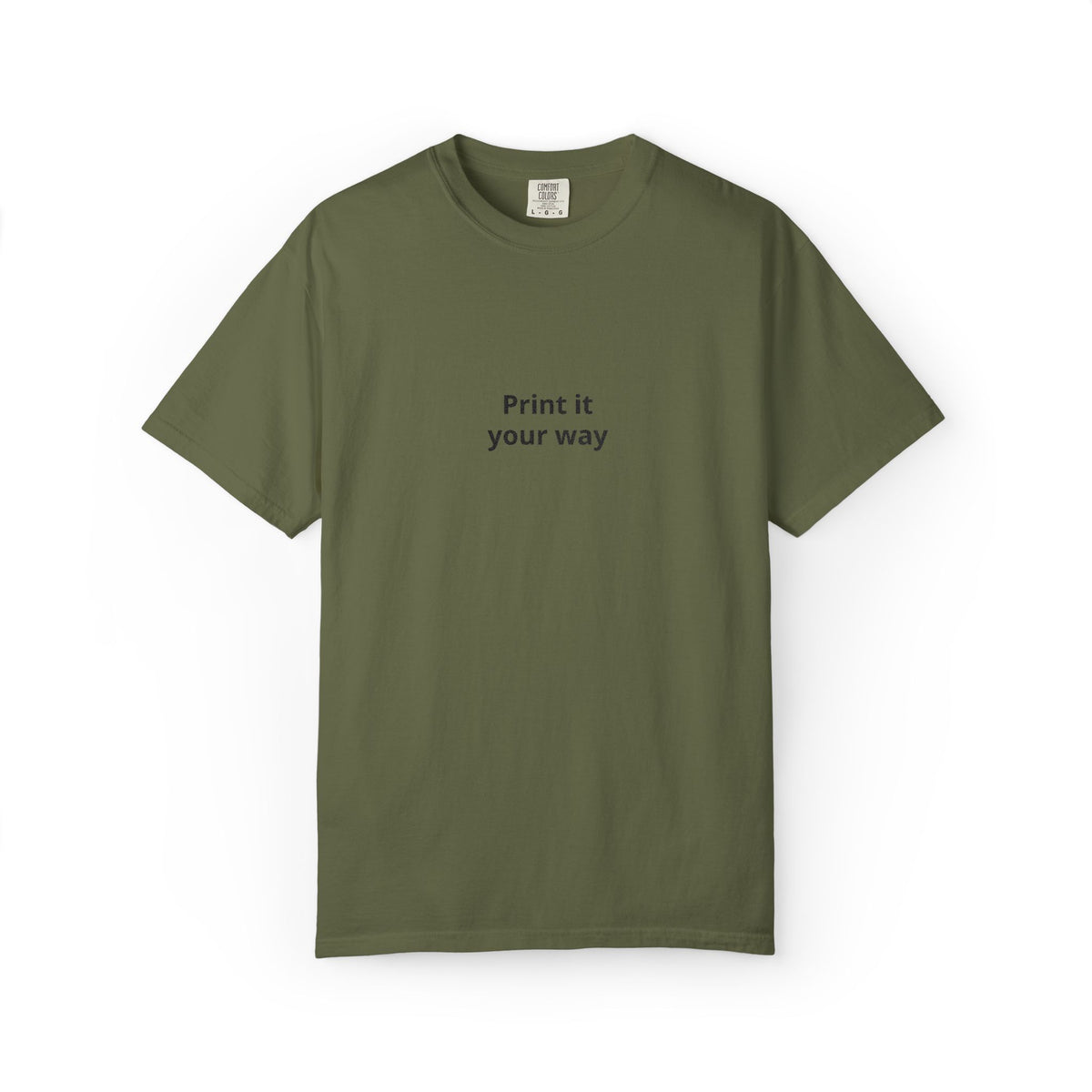 Print It Your T-Shirt — Minimalist Custom Text Tee