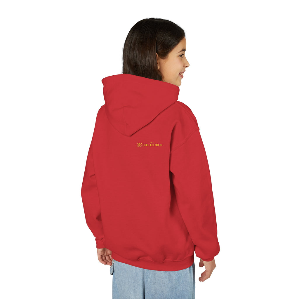 Youth Hoodie with Minimal 'O' Chest Logo – Cozy Everyday Kids Pullover