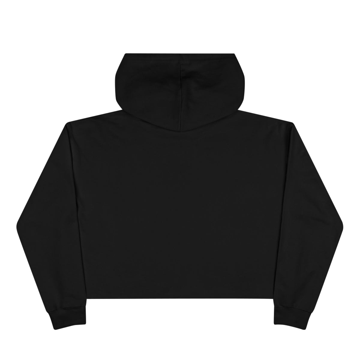 The Collection Cropped Hoodie — Minimal Gold Logo Crop Hoodie
