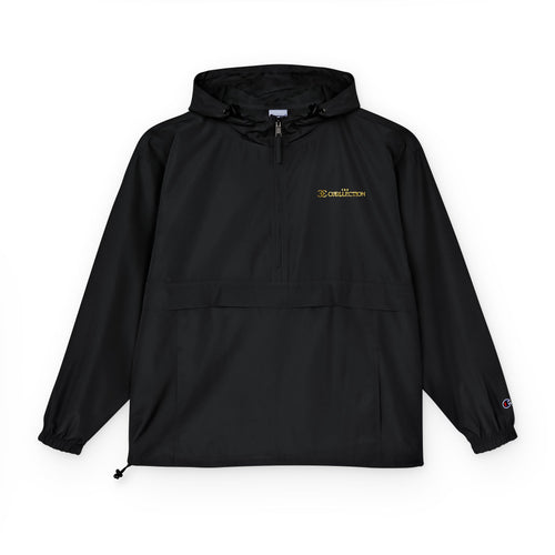 Packable Anorak Jacket — Small Yellow Butterfly Graphic