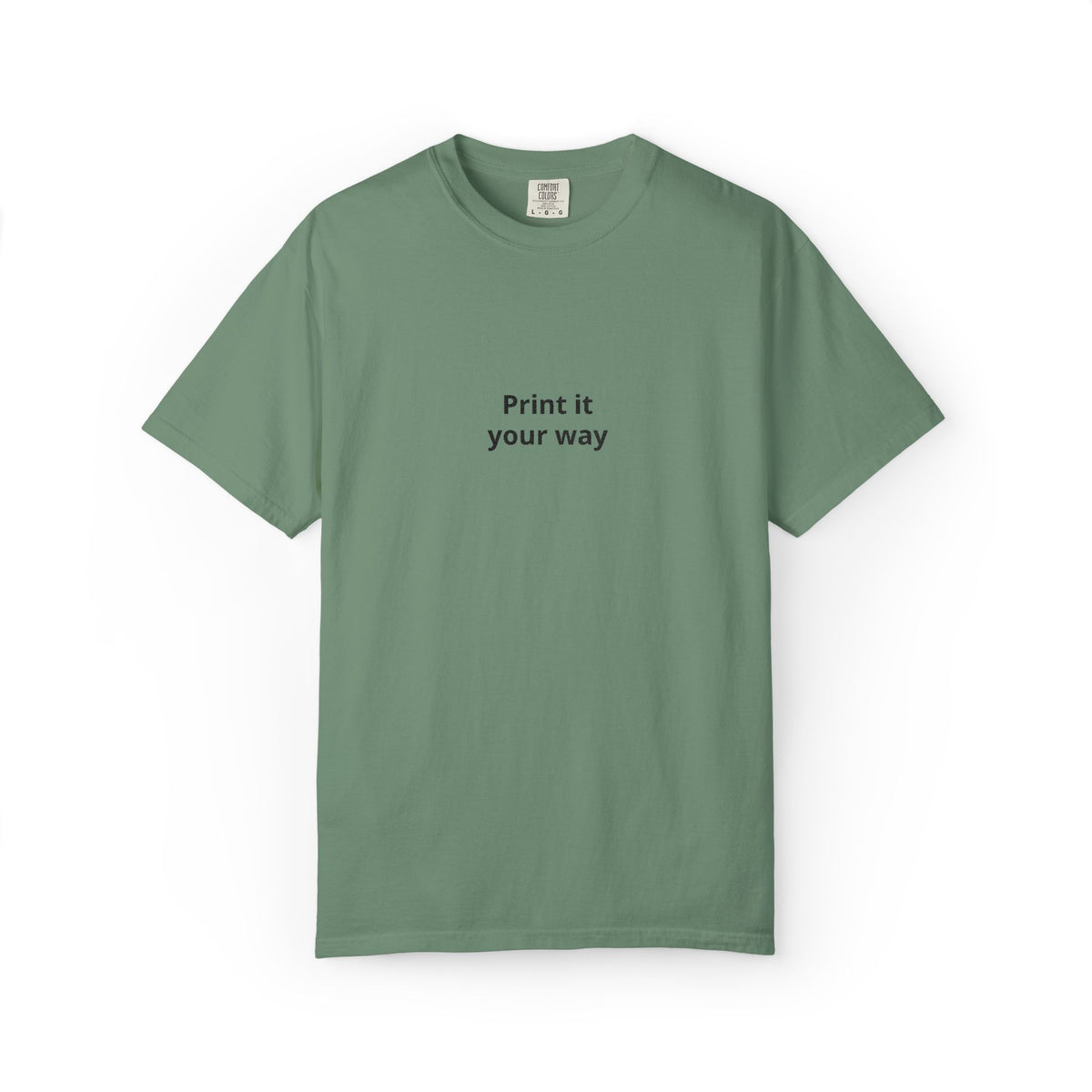 Print It Your T-Shirt — Minimalist Custom Text Tee