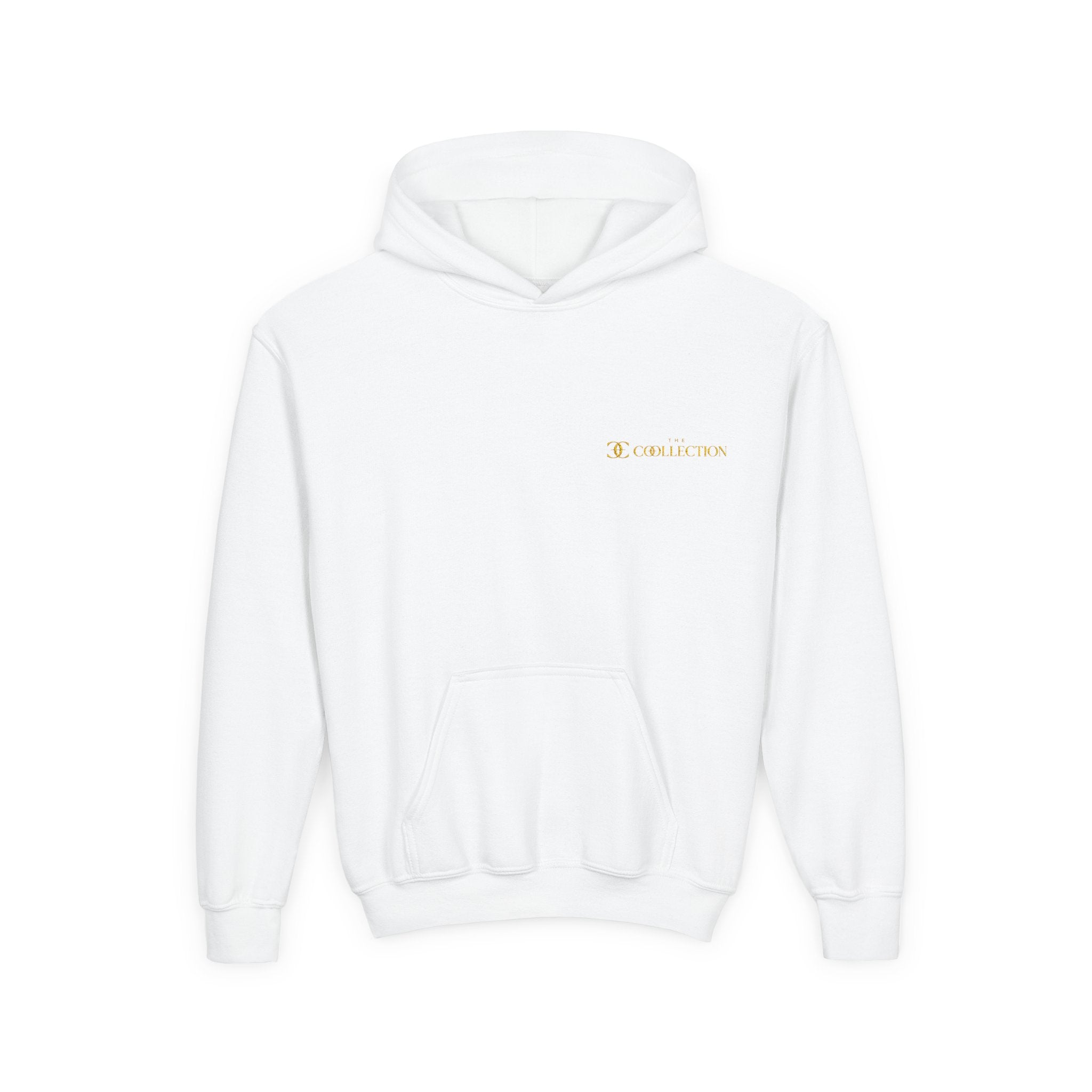 Youth Hoodie with Minimal 'O' Chest Logo – Cozy Everyday Kids Pullover
