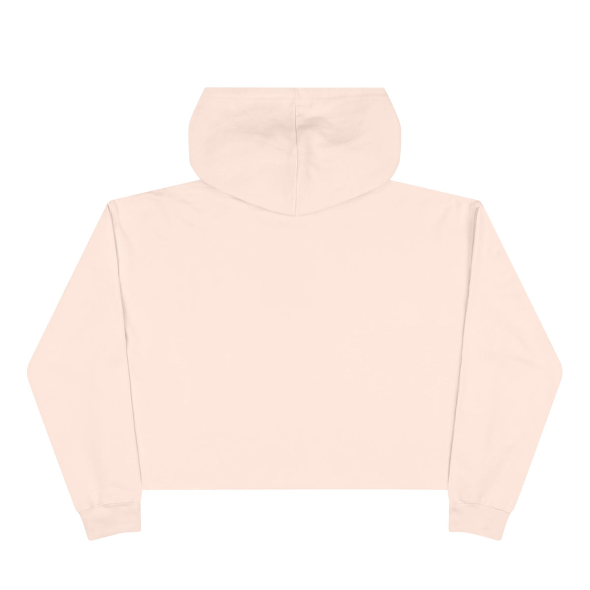The Collection Cropped Hoodie — Minimal Gold Logo Crop Hoodie