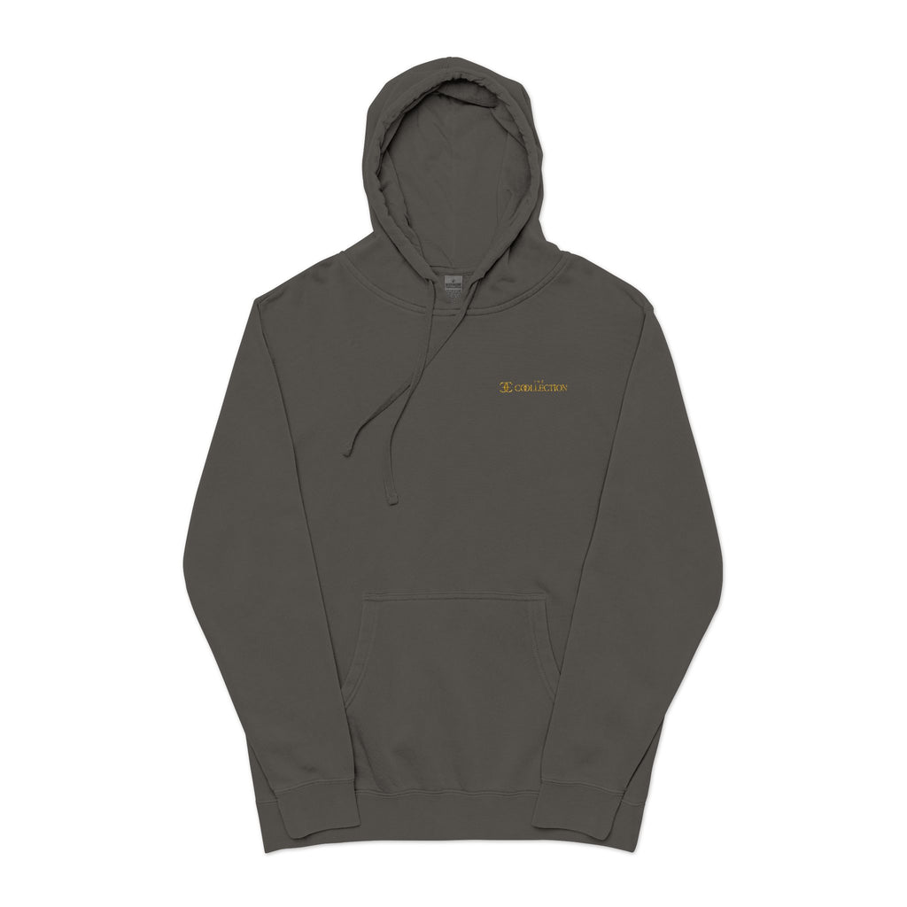 Minimal 'Good Vibes' Pigment-Dyed Hoodie