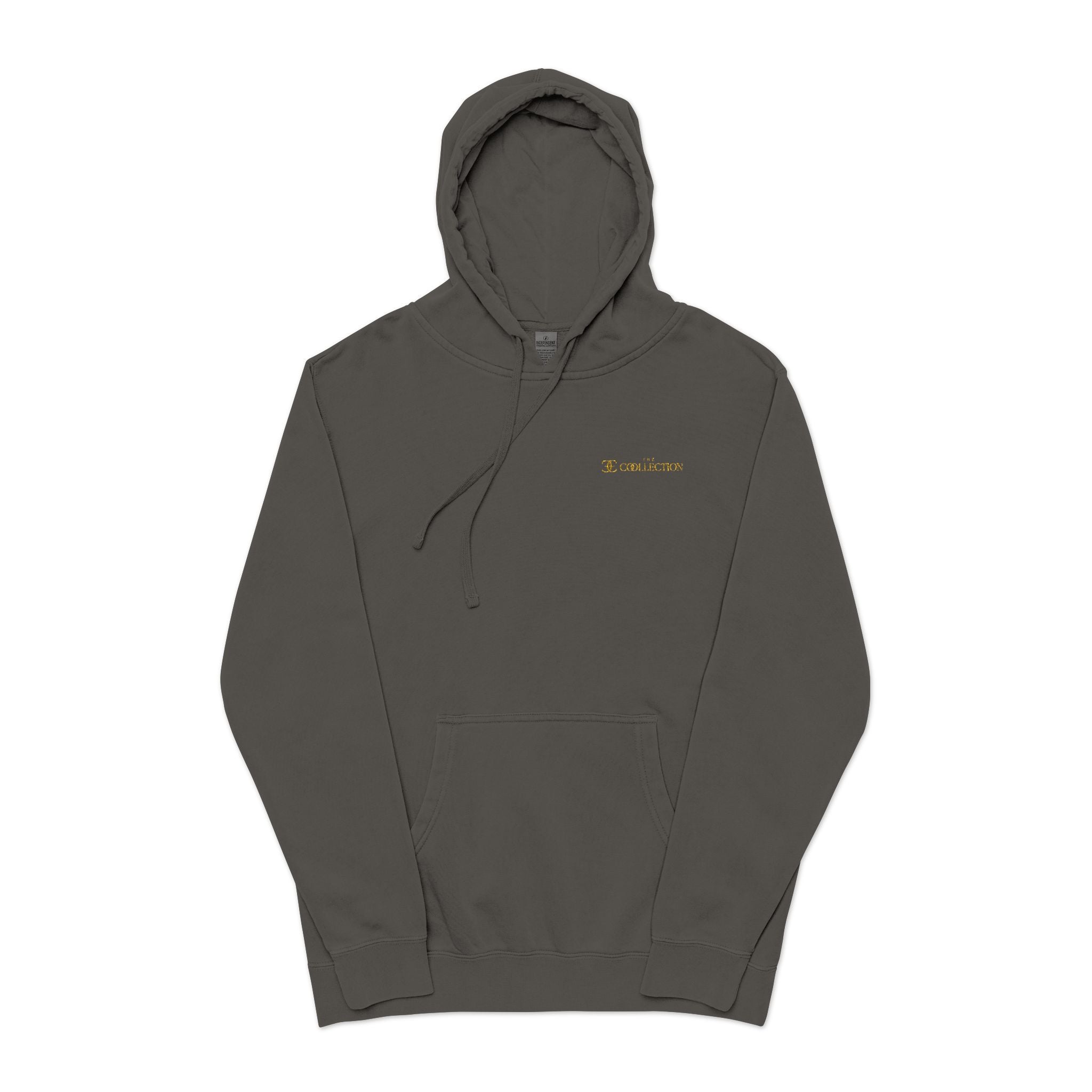 Minimal 'Good Vibes' Pigment-Dyed Hoodie