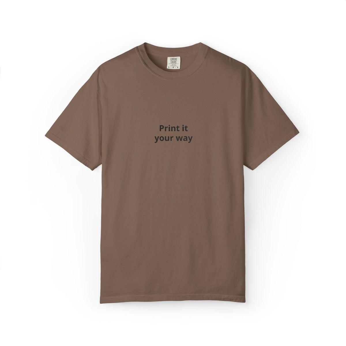 Print It Your T-Shirt — Minimalist Custom Text Tee