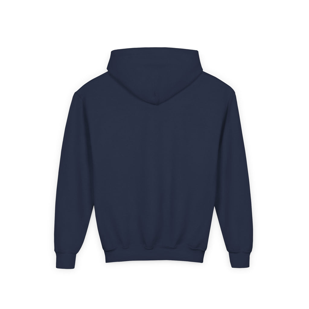 Youth Hoodie with Minimal 'O' Chest Logo – Cozy Everyday Kids Pullover