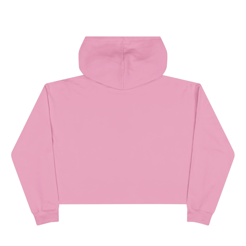 The Collection Cropped Hoodie — Minimal Gold Logo Crop Hoodie