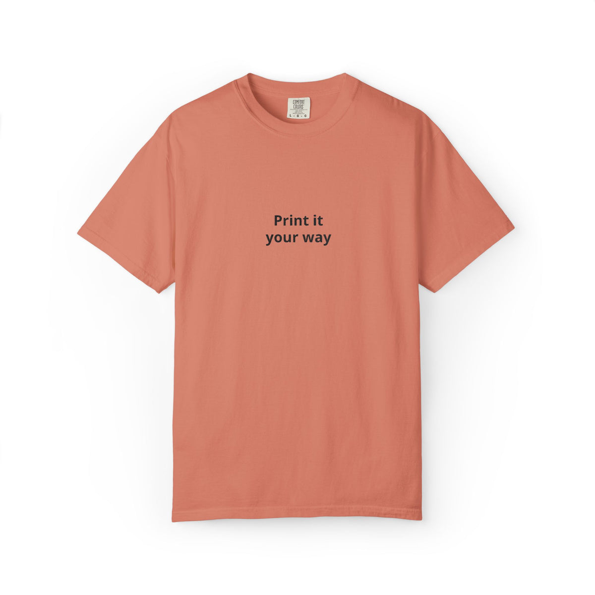 Print It Your T-Shirt — Minimalist Custom Text Tee