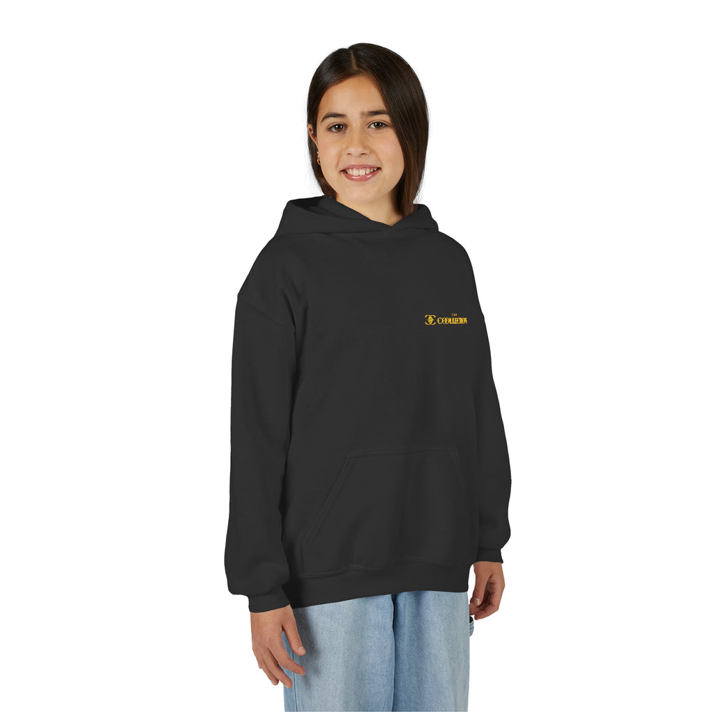 Youth Hoodie with Minimal 'O' Chest Logo – Cozy Everyday Kids Pullover