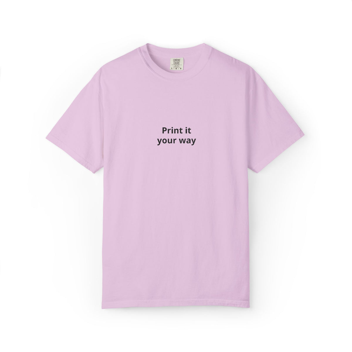Print It Your T-Shirt — Minimalist Custom Text Tee