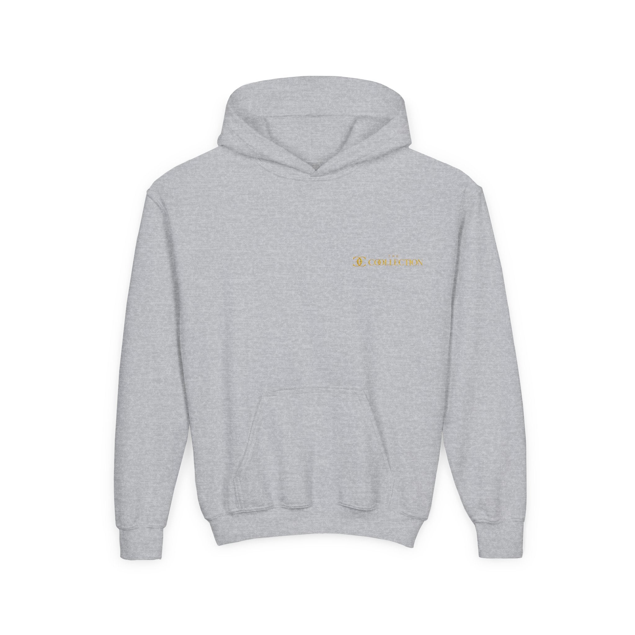 Youth Hoodie with Minimal 'O' Chest Logo – Cozy Everyday Kids Pullover