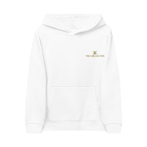 Children's Embroidered 'Be Kind' Fleece Hoodie — Soft  Comfy Pullover for Children
