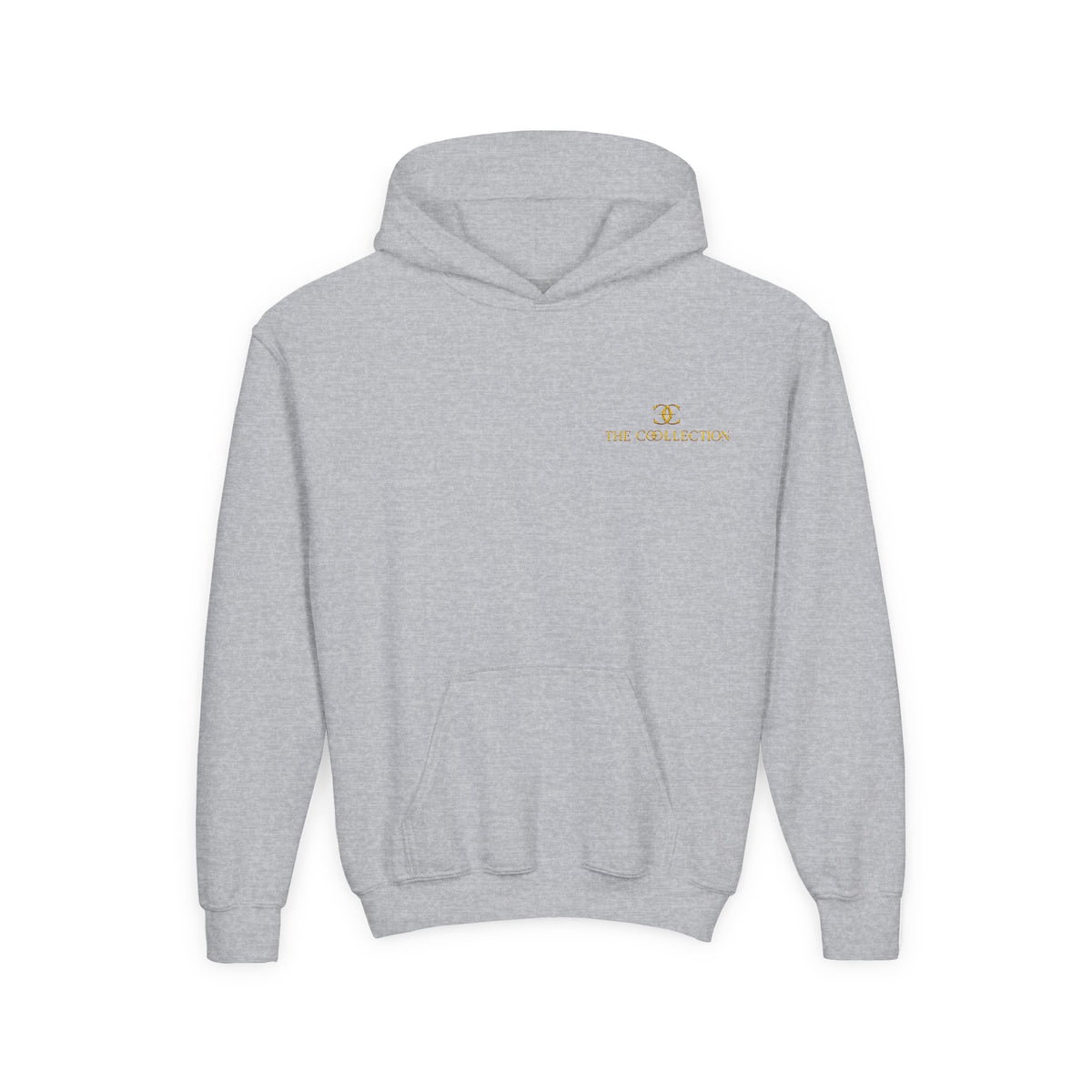 Youth Hoodie with Minimal 'O' Chest Logo – Cozy Everyday Kids Pullover