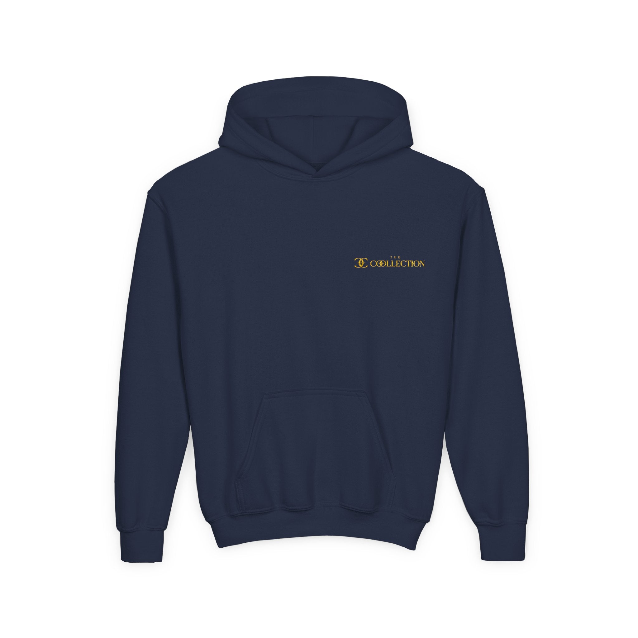 Youth Hoodie with Minimal 'O' Chest Logo – Cozy Everyday Kids Pullover