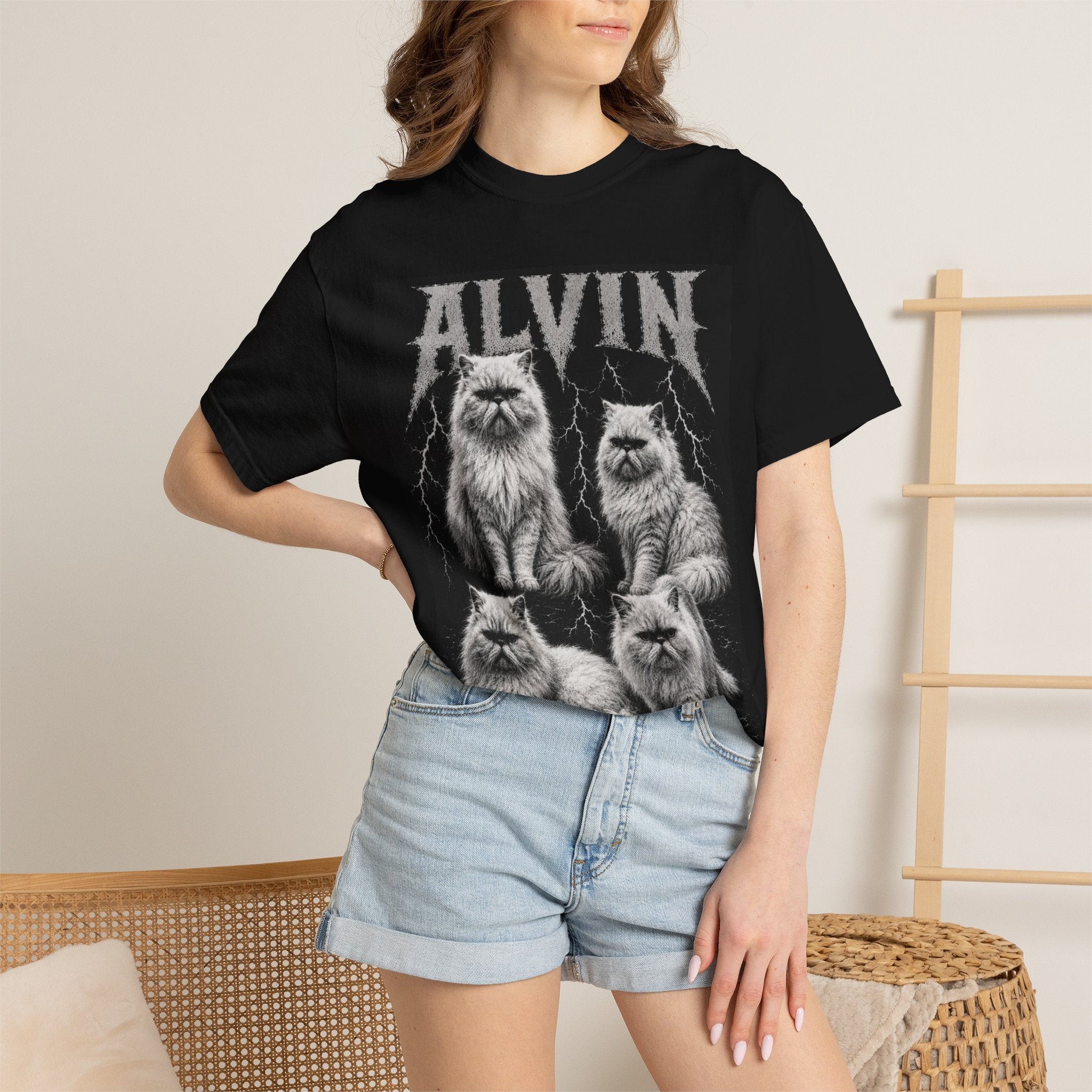 Bootleg "ALVIN" Vintage Rock Poster Tee