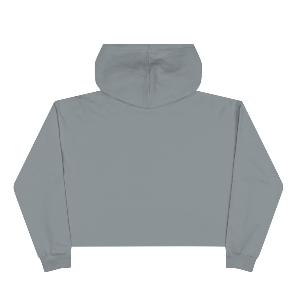 The Collection Cropped Hoodie — Minimal Gold Logo Crop Hoodie