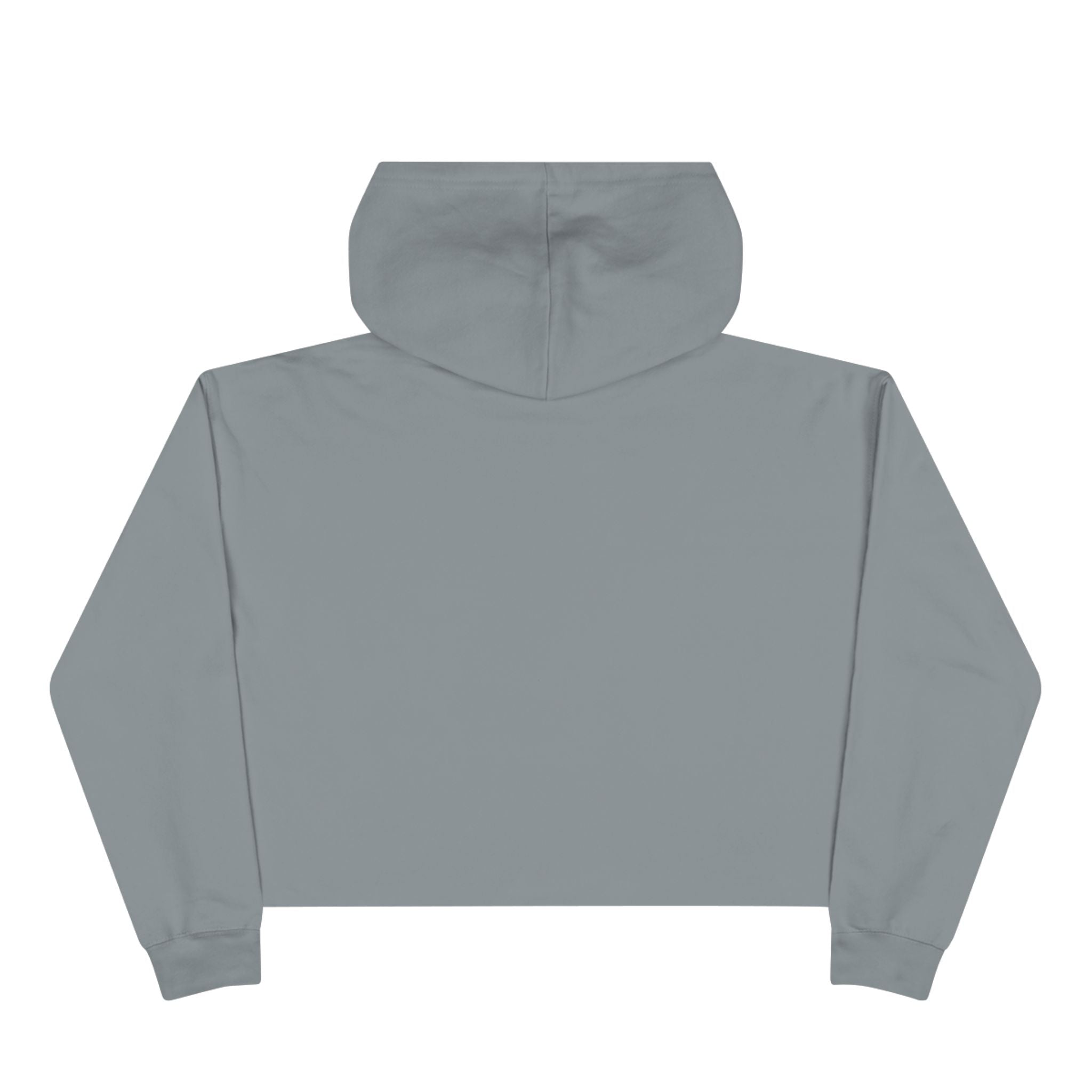 The Collection Cropped Hoodie — Minimal Gold Logo Crop Hoodie