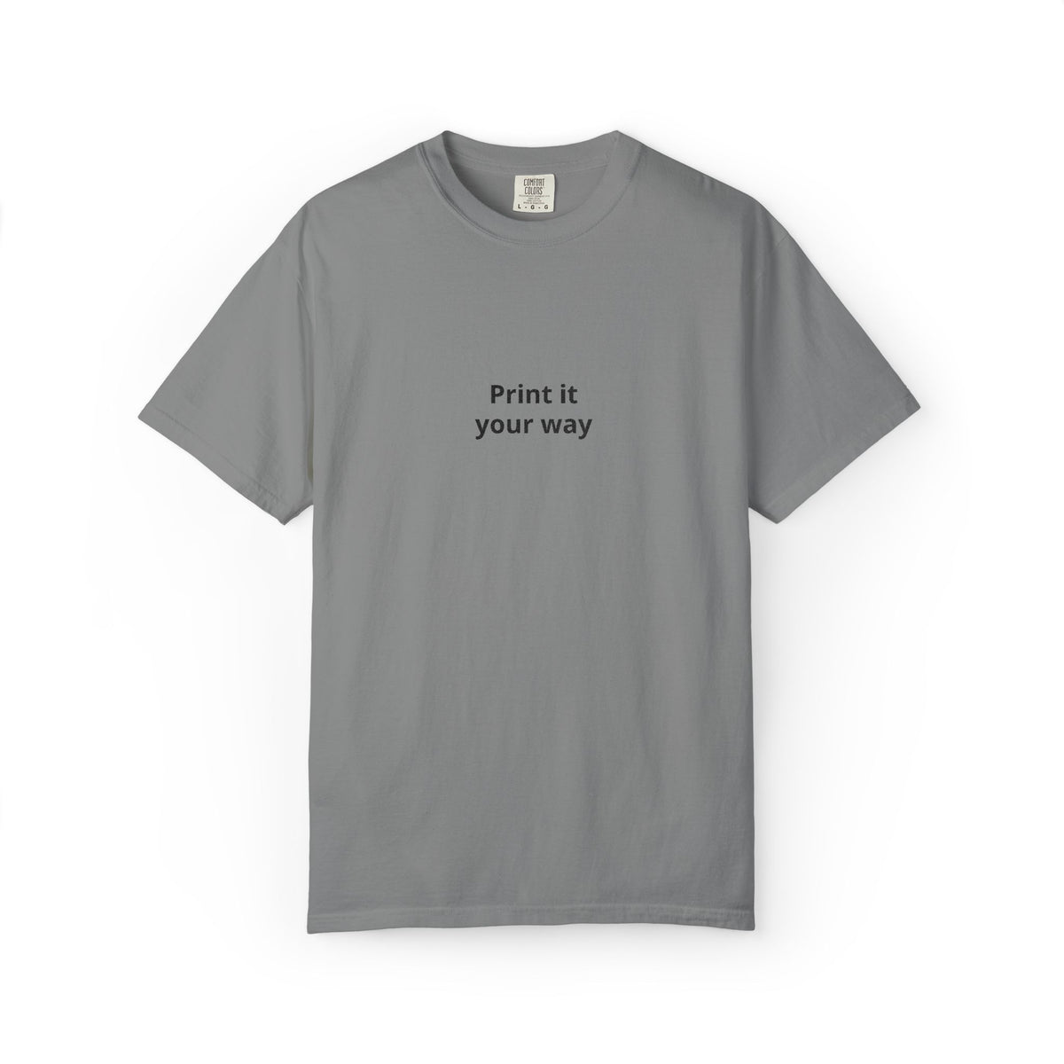 Print It Your T-Shirt — Minimalist Custom Text Tee