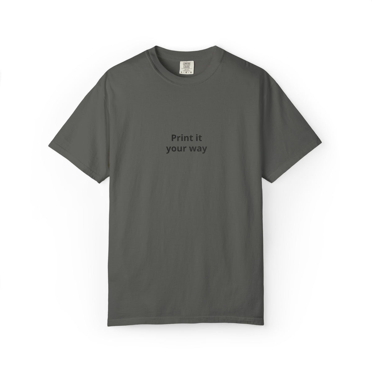 Print It Your T-Shirt — Minimalist Custom Text Tee