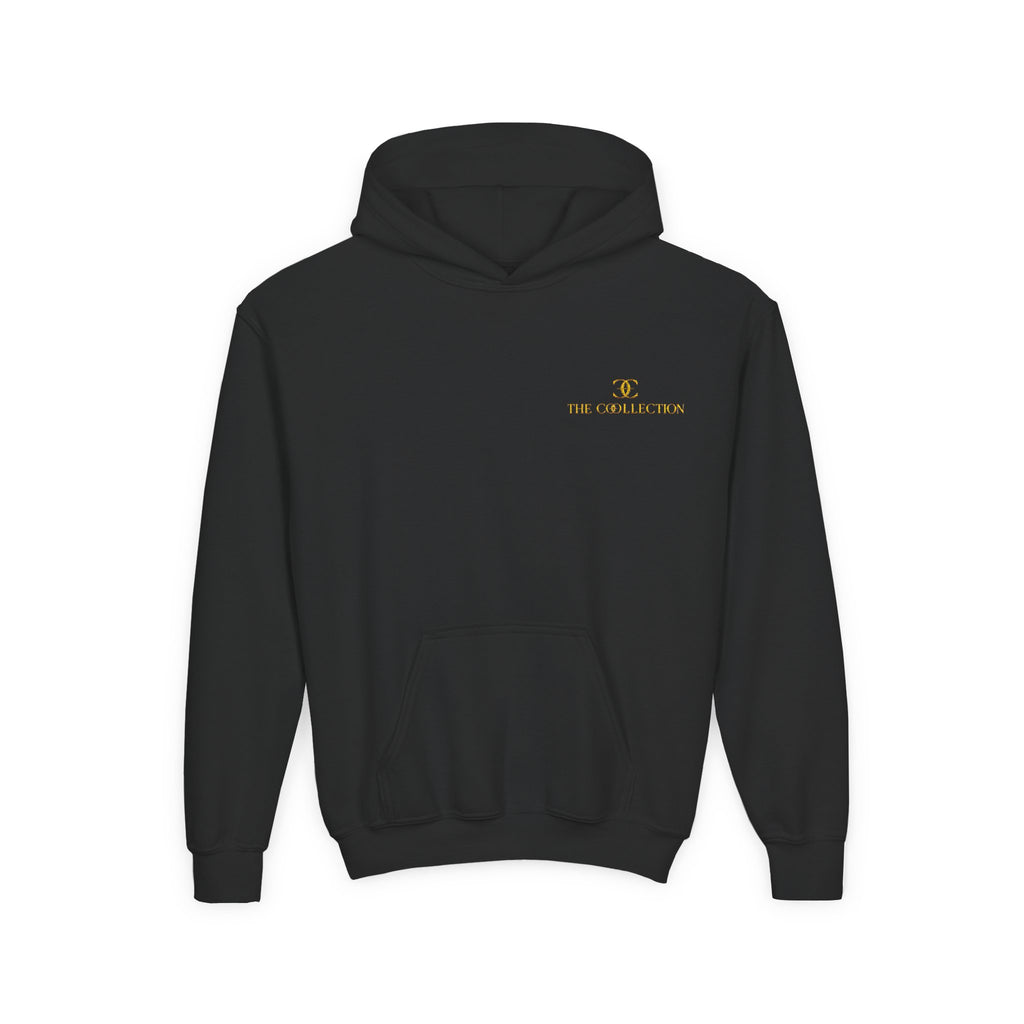 Youth Hoodie with Minimal 'O' Chest Logo – Cozy Everyday Kids Pullover