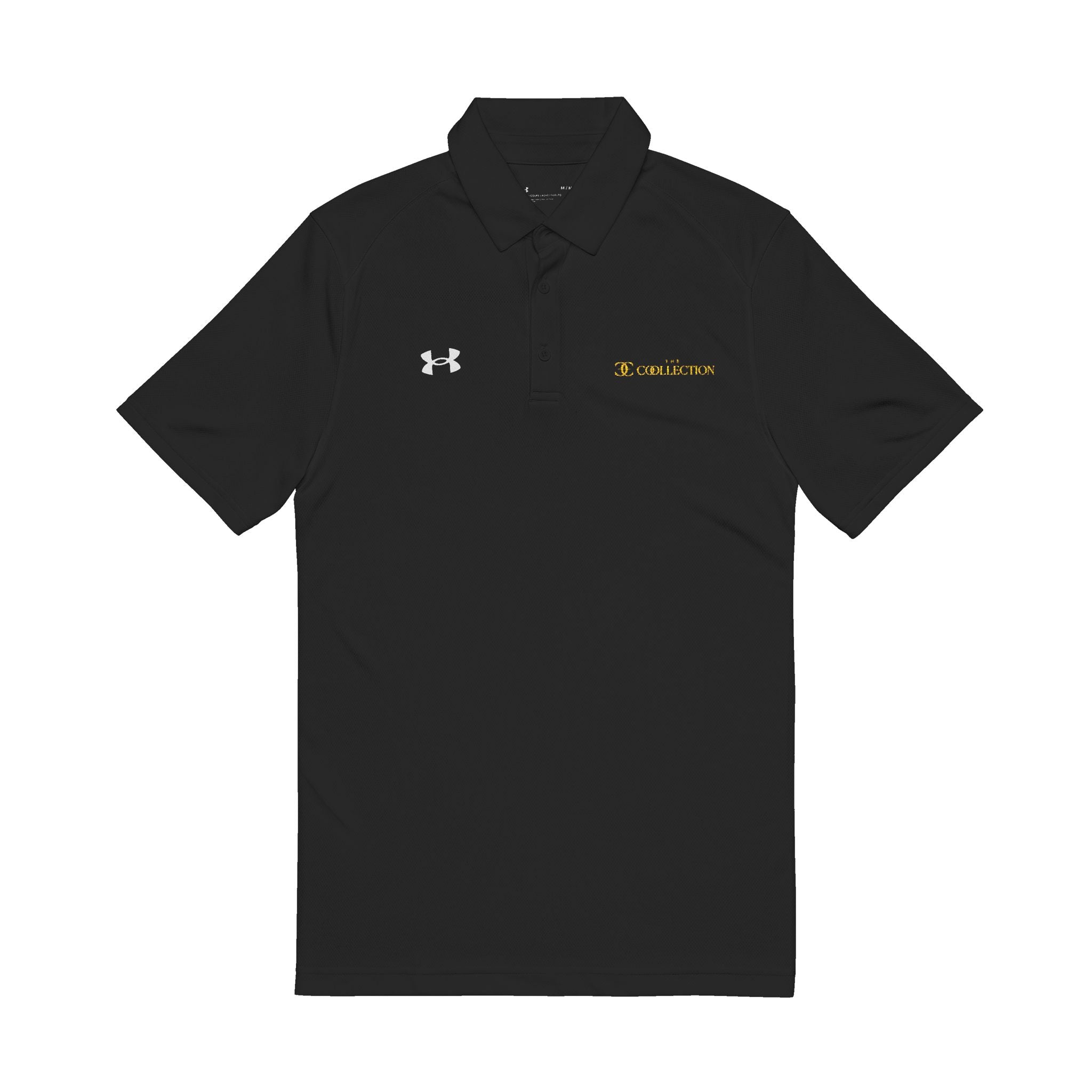 Embroidered White Polo Shirt – Under Armour Men's Golf & Performance Polo