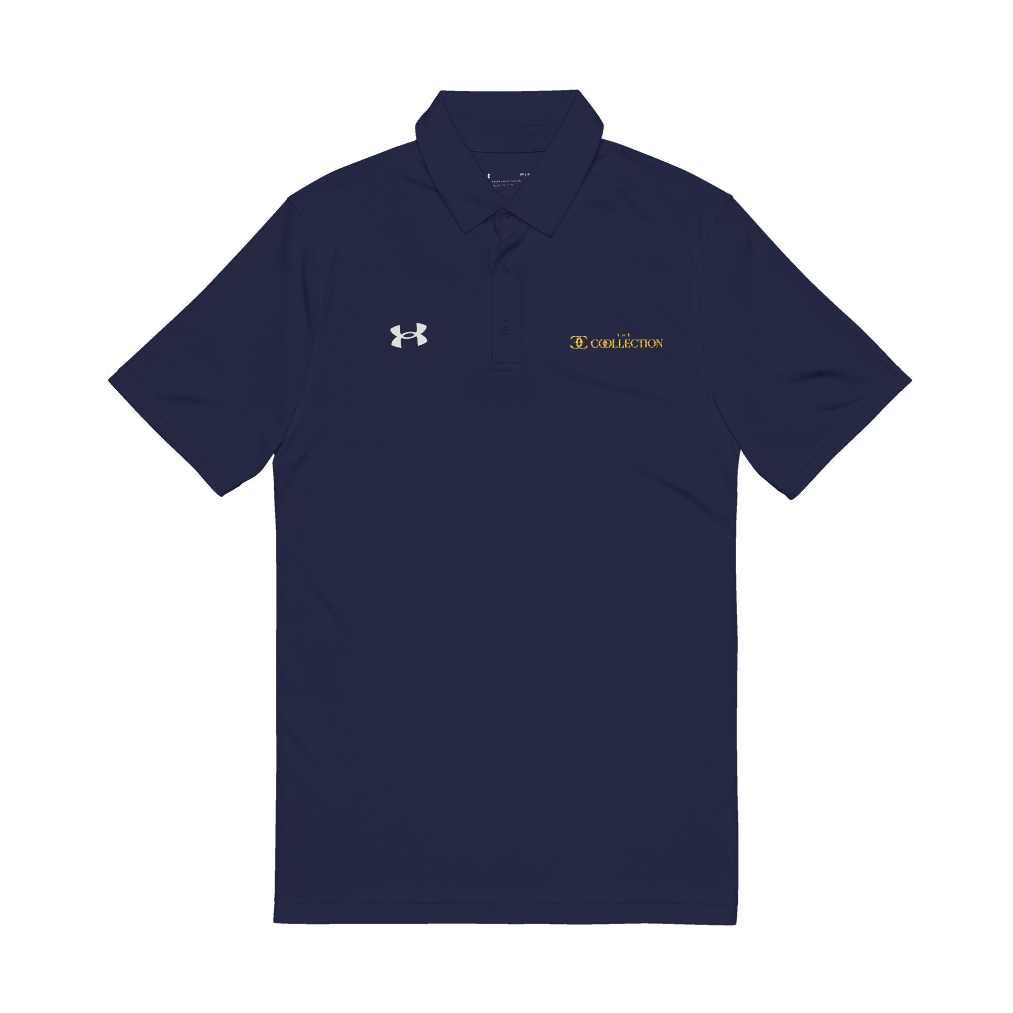 Embroidered White Polo Shirt – Under Armour Men's Golf & Performance Polo