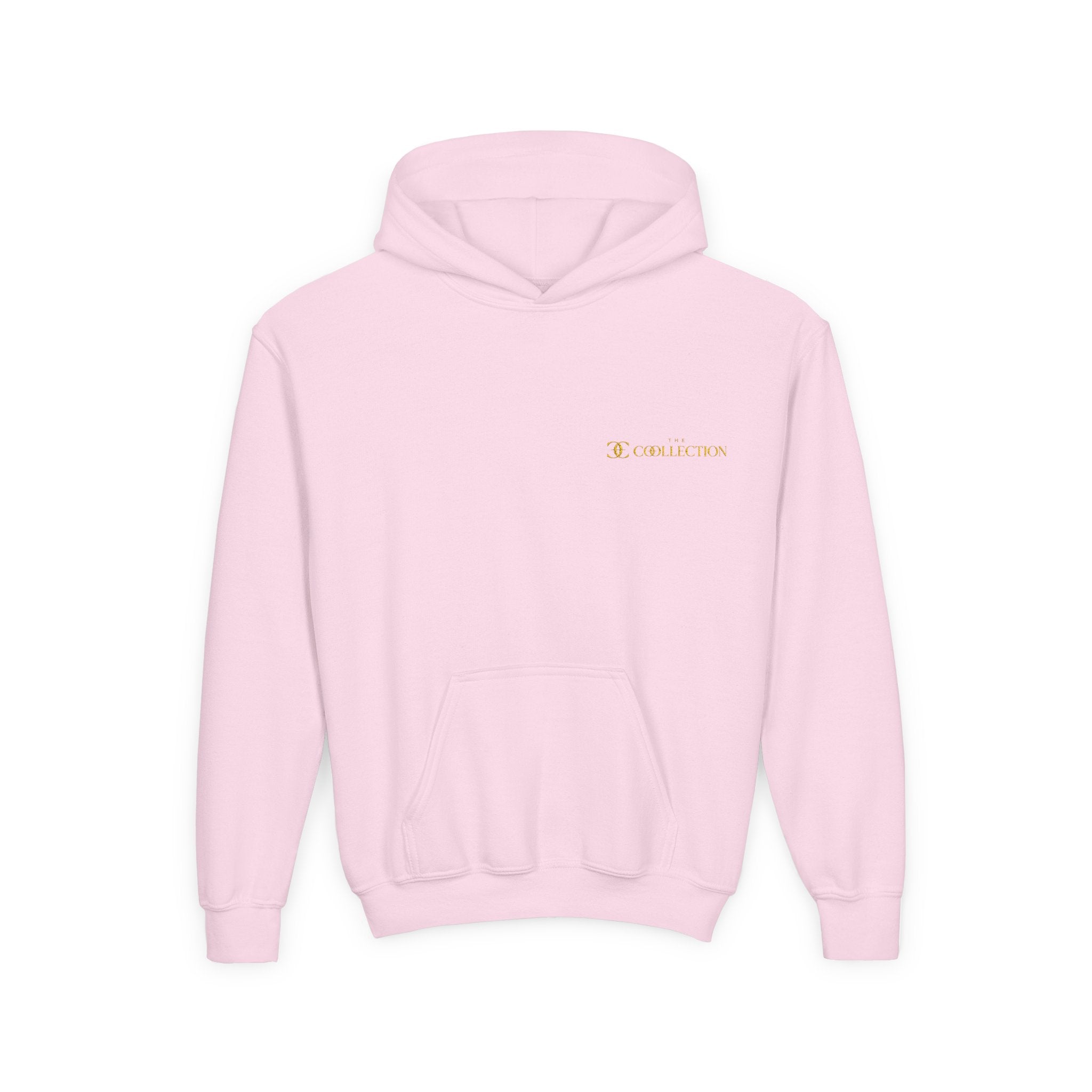 Youth Hoodie with Minimal 'O' Chest Logo – Cozy Everyday Kids Pullover
