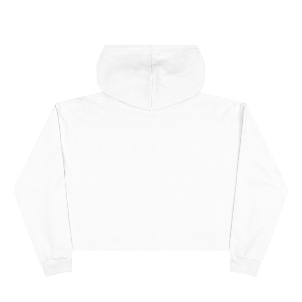 The Collection Cropped Hoodie — Minimal Gold Logo Crop Hoodie