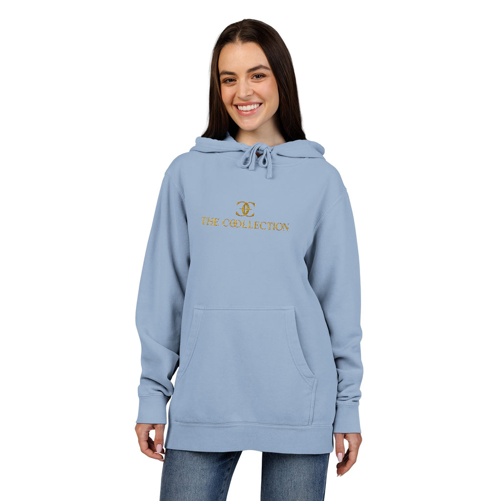 Ladies  'Good Vibes' Pigment-Dyed Hoodie