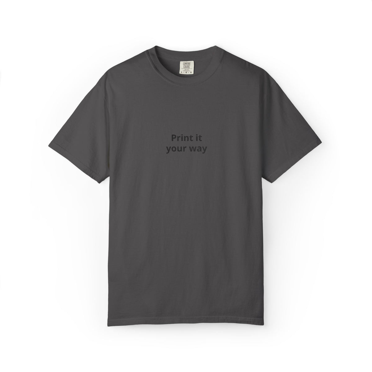 Print It Your T-Shirt — Minimalist Custom Text Tee