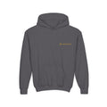 Youth Hoodie with Minimal 'O' Chest Logo – Cozy Everyday Kids Pullover